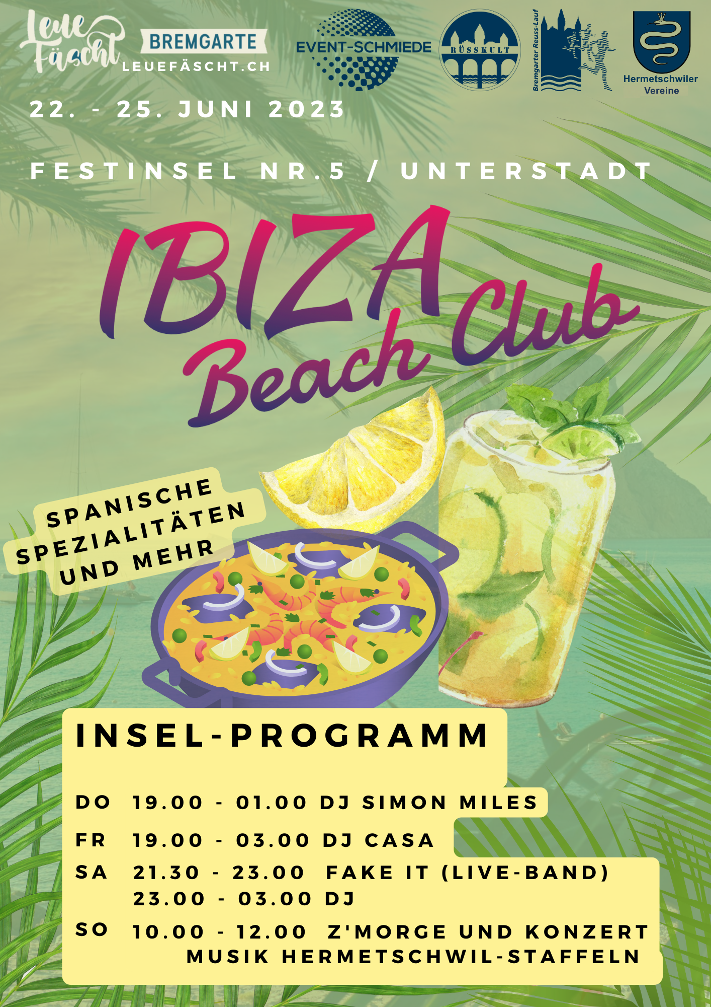 Ibiza Beach Club Programm